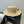 FLAT STRAW HAT WITH BOW BROWN 673922