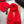 SET SCARF AND HAT IN CHERRY RED WOOL AND RABBIT FUR 397409