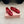 BOW MARY JANE FLAT IN RED NAPLAK LAMBSKIN