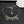 CC 2026 Silver Full Diamond Double C Star Teardrop Tassel Necklace