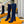 LV High Boots 85 Dark Blue Denim 573733