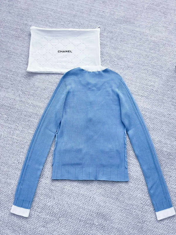 CHANEL LONG-SLEEVE SWEATER STYLE 25