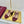 THONG SANDALS IN RED LAMBSKIN PRINTED LOGO WITH GOLD HARDWARE