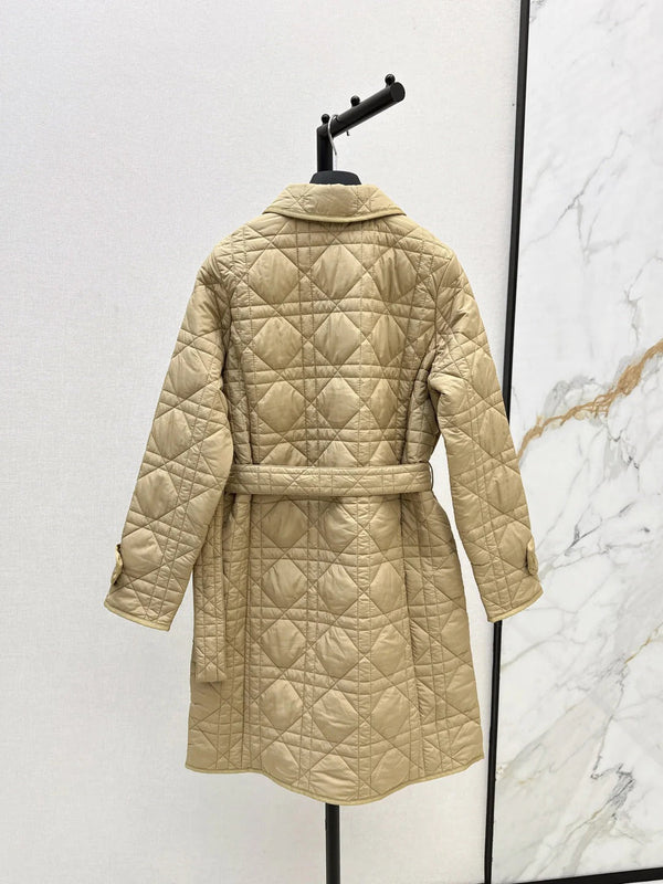 DIOR 25S LONG STAND COLLAR COAT 531