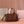 WOVEN HOLLOW BAG 24 IN DARK BROWN CALFSKIN