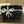 CC 25S FLAP BAG 20 CM IN BLACK SEQUINS WITH WHITE BOW