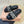 Black Sheepskin Diamond Slippers