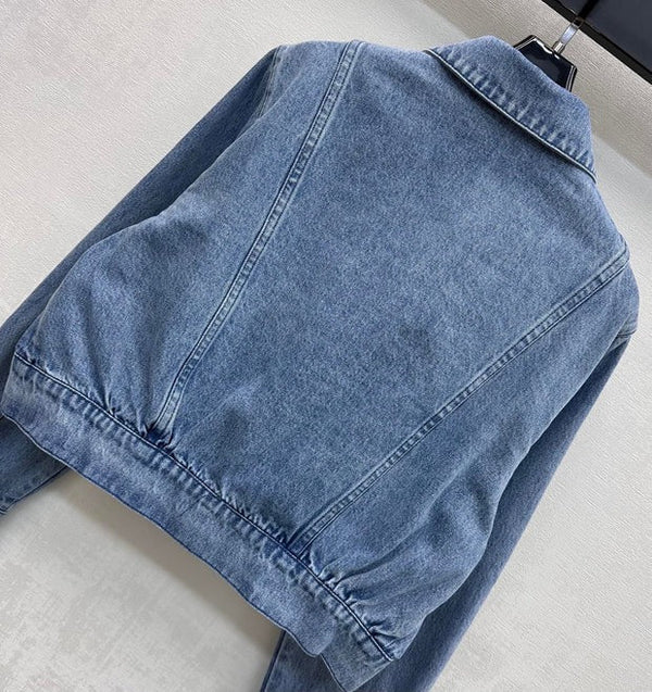 Chanel 2026 Denim Jacket Blue Cotton 356141