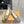 LV 26s Ballet Flats Gray White Denim 610836