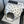 MM OPEN-TOP HAT IN WHITE WITH POLKA DOTS FABRIC