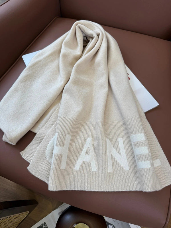 CHANEL 25S SCARF 170 CM IN CASHMERE 943079