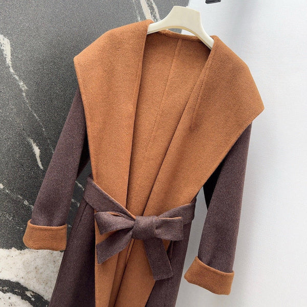 MAX MARA 25S HOODED LONG COAT 157