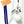 LV White Fluffy Plush Sleeping Baby Doll Charm