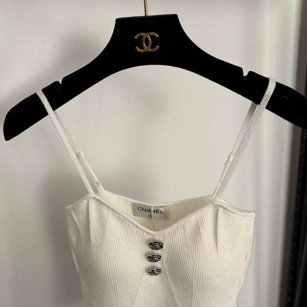 CHANEL 25S SPAGHETTI STRAP TOP 559
