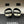 CC 26s Pearl Flat Sandals Black White Patent Leather 649543