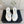 CC 26s Thong Sandals 65 White Rubber Leather 647675
