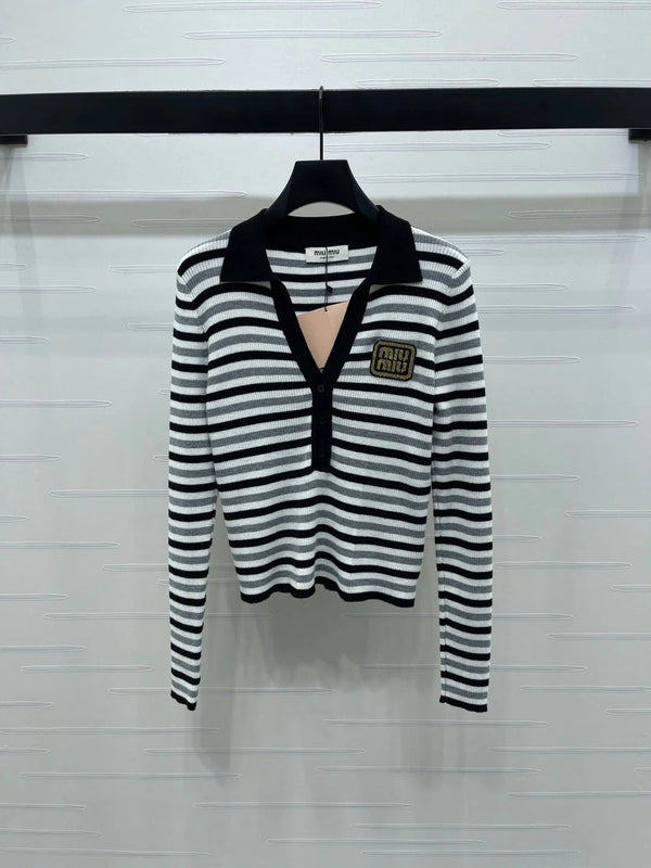 MIUMIU KNITTED SWEATER STYLE 453