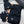 THREE-PIECES SET IN BLACK WOOL AND ACRYLIC 406558
