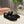MARY JANE FLAT IN BLACK MESH