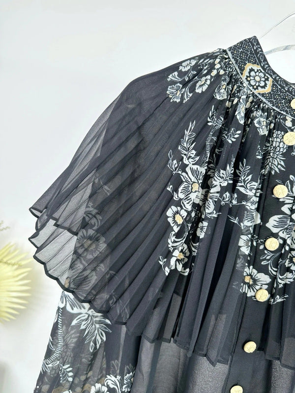 ZIMMERMANN PLEATED SHIRT 270195