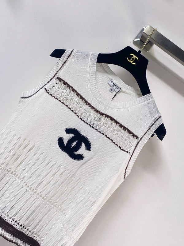 CC 2026 Björn's Knit Vest White Logo CC Nitrile Cotton 471924