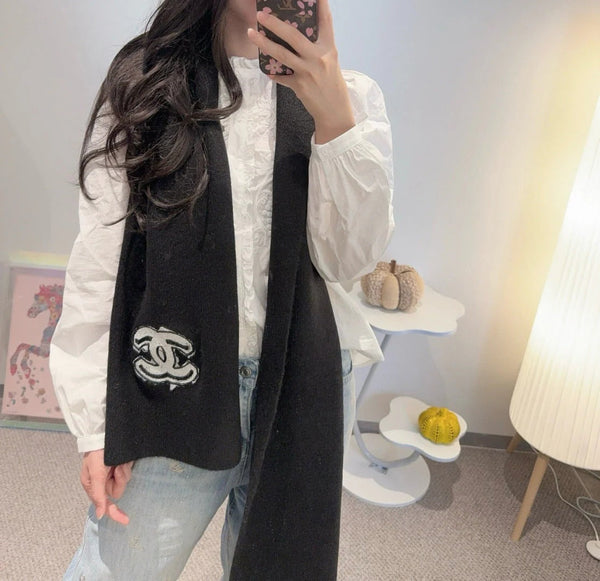 CHANEL 25S SCARF 180 CM IN CASHMERE 944019