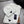SET SCARF AND HAT IN WHITE WOOL AND RABBIT FUR 397408