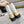 CHANEL 25S MID-CALF BOOTS 45MM IN LIGHT BROWN CALFSKIN AND WHITE TWEED GOLD HARDWRE