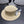 MM SMALL-BRIM STRAW HAT IN LIGHT BEIGE AND PEARL EMBELLISHED