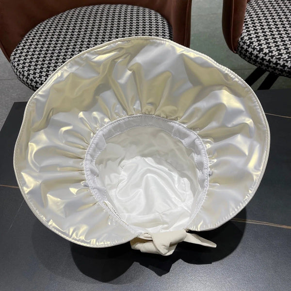 CELINE 25S BUCKET HAT 734983 IN WHITE