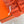 HM 26ss Peep Toe Sandals 65 Orange Sheepskin 642763