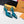 LV 26s Slingback 95 Teal Blue Premium Satin 622441