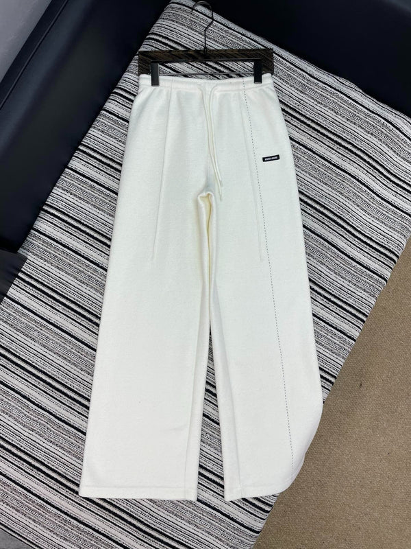 MIUMIU WIDE-LEG PANTS STYLE 653