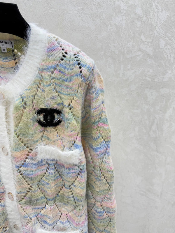 CC 26 Clover Cardigan Multicolor Wool 830605