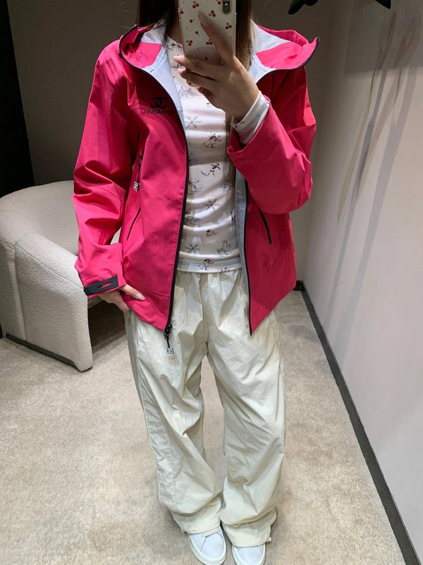 CHANEL 25S HOODED SPORTS JACKET 447
