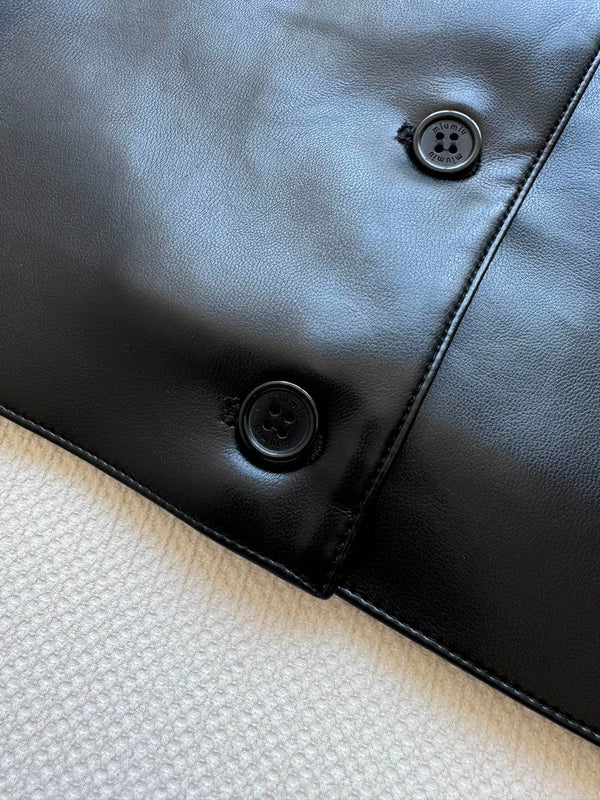 MIUMIU LEATHER VEST STYLE 726