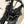 CC BIKINI SWIMSUIT SET BLACK AND RUFFLED TRIM 622180