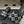 CC 26s Flat Sandals Black Sheepskin Rhinestones 649522