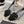 CC 26s High Heels Pump 85 Gray Black Wool Fabric 627016