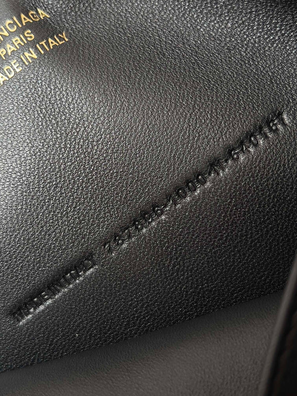 Balenciaga 2026 Rodeo Bag 22 Black Calfskin Gold Hardware 351339