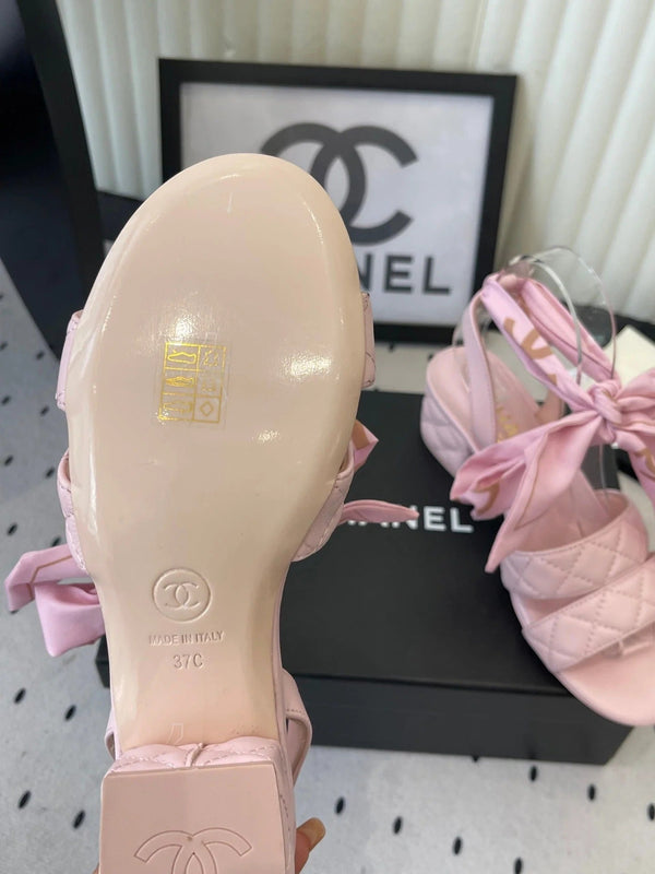 CC 26s Sandals 55 Pink Sheepskin 650078