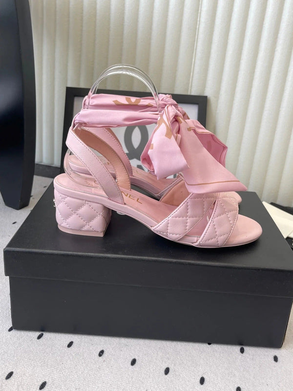 CC 26s Sandals 55 Pink Sheepskin 650078