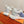 HM 26ss Sneakers White Blue Cowhide Fabric 638566