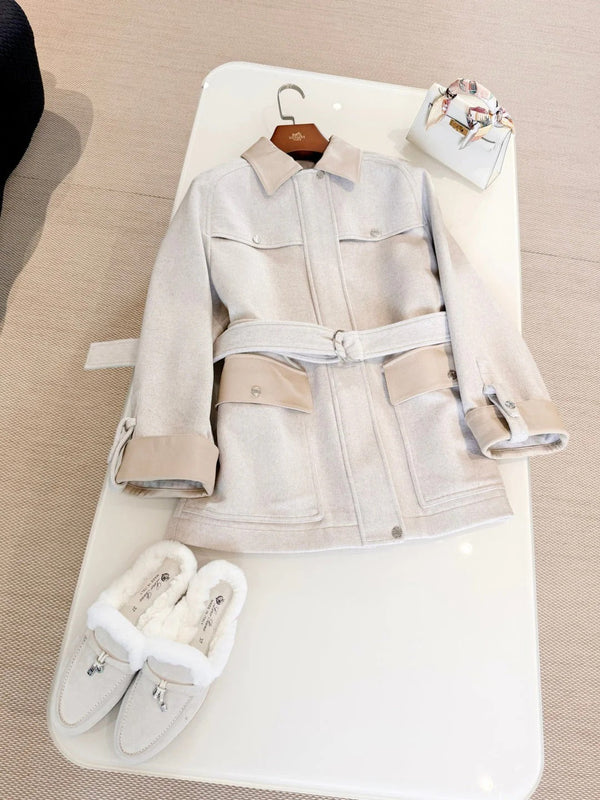 HERMES 25S CASHMERE COAT 309