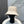MM BUCKET IN CREAM WHITE VELVET WITH LOGO