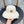 STRAW CLOCHE HAT WHITE 672755