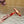 VALENTINO 25S FLAT SLINGBACKS IN RED VELVET WITH GOLD HARDWARE