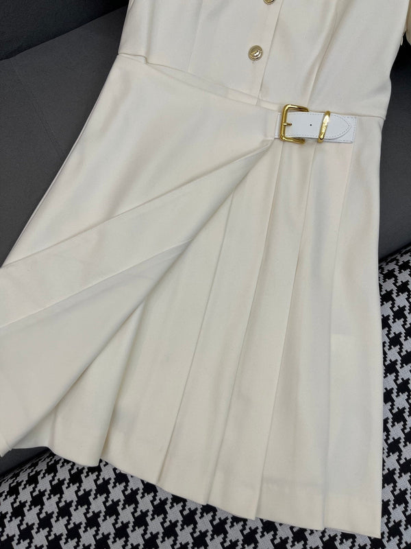 MIUMIU SHIRT DRESS WITH BELT 214479