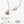 PENDANT NECKLACE FULL DIAMOND FOUR-LEAF CLOVER DOUBLE C IN GOLD
