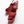 sandals dark red crumpled lambksin